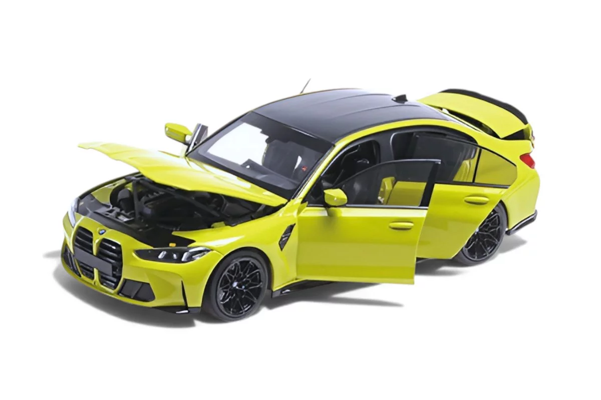 MINICHAMPS 1:18 BMW M3 - 2024 - YELLOW 110020222