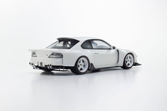 Kyosho 1:18 Nissan Silvia S15 Khyzyl Saleem (White) KSR18066W