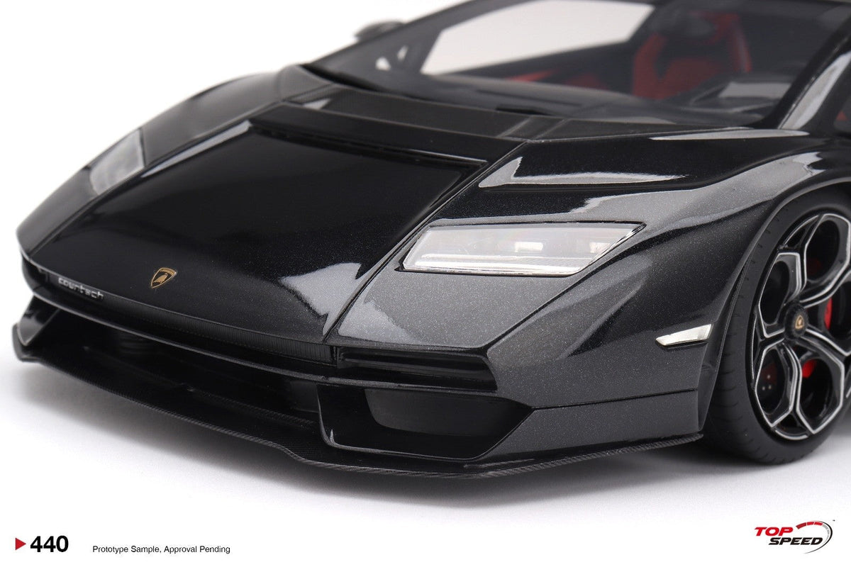 [Preorder] Topspeed 1:18 Lamborghini Countach LPI 800-4  Nero Maia TS0440