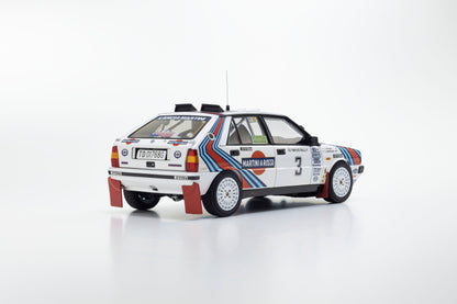 Kyosho 1:18 Lancia Delta HF 4WD 1987 Olympus Rally MARTINI ROSSI Nr. 3 08960E