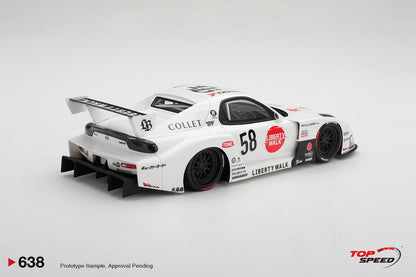 [Preorder] Topspeed 1:18 Mazda RX-7 LB-Hinomaru TS0638