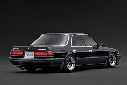 [Preorder] Ignition Model 1:18 TOYOTA MARKⅡ2.5 Grande LIMITED (JZX81) Black/Gun Metallic IG3859