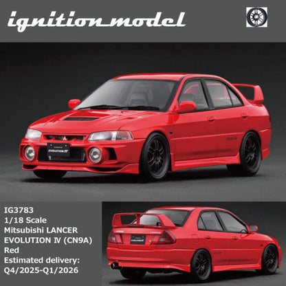 Ignition Model 1:18 Mitsubishi LANCER EVOLUTION Ⅳ (CN9A) Red IG3783