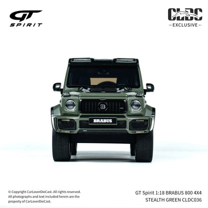 GT Spirit 1:18 BRABUS 800 4X4 STEALTH GREEN CLDC036
