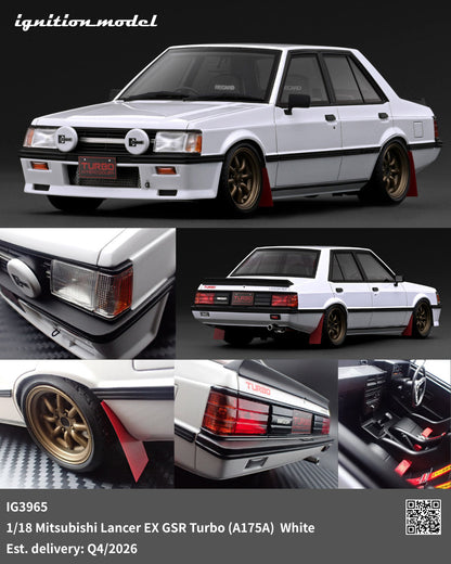 Ignition Model 1:18 Mitsubishi Lancer EX GSR Turbo (A175A) White IG3965
