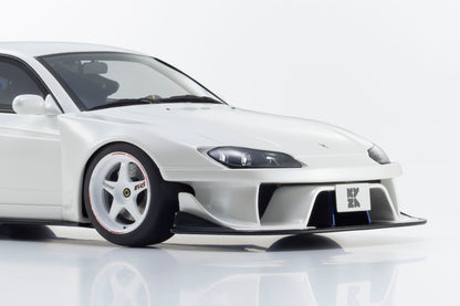 Kyosho 1:18 Nissan Silvia S15 Khyzyl Saleem (White) KSR18066W