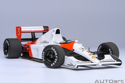 AUTOart 1:18 McLaren Honda MP4/6 1991 A. Senna #1 Without McLaren Logo 89150