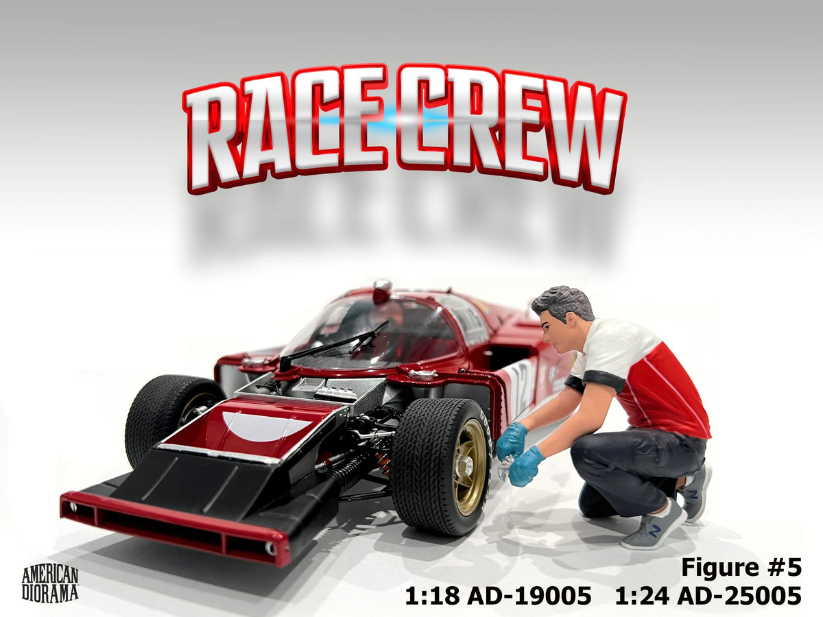 American Diorama 1:18 Race Crew (6 Versions)