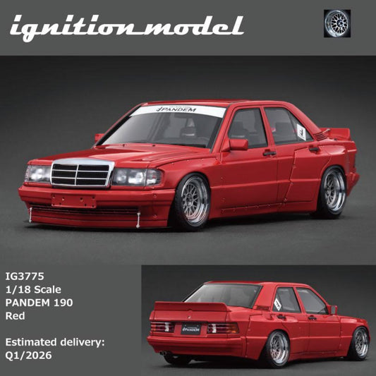 Ignition Model 1:18 PANDEM 190 Red IG3775