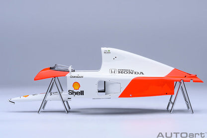 AUTOart 1:18 McLaren Honda MP4/6 1991 A. Senna #1 Without McLaren Logo 89150