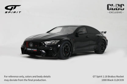 GT Spirit 1:18 BRABUS ROCKET 1000 BLACK CLDC039