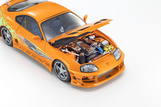 [Preorder] Kyosho 1:18 Toyota Supra Turbo Fast & Furious Orange 08975FF