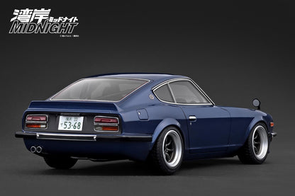 Ignition Model 1:18 NISSAN Fairlady Z (S30) Blue MIDNIGHT Devil's Z With Mr. Akio Asakura IG3591