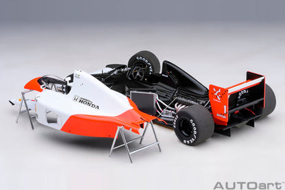 AUTOart 1:18 McLaren Honda MP4/6 1991 A. Senna #1 Without McLaren Logo 89150