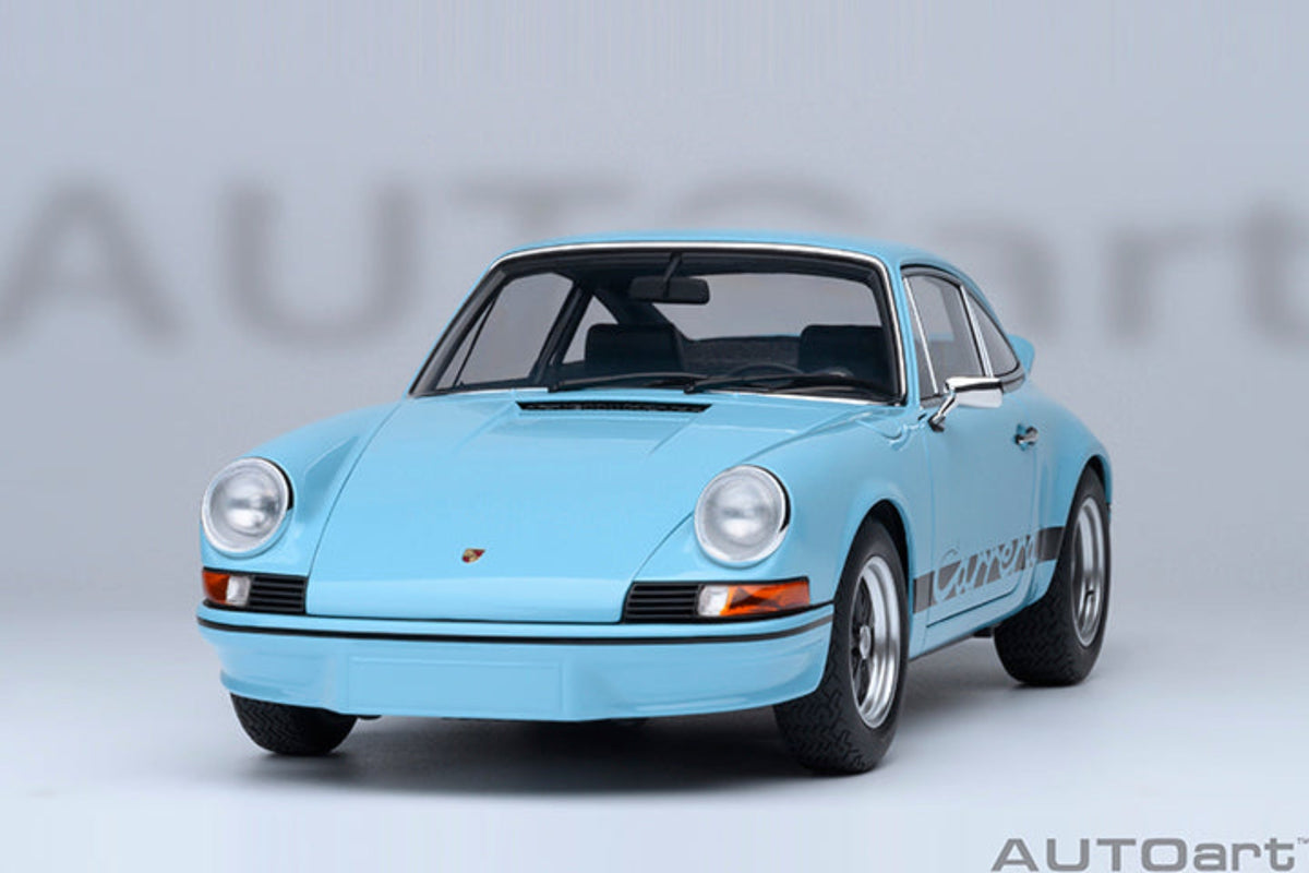 AUTOart 1:18 Porsche 911 Carrera 2.7 RS Gulf Blue/Black Stripes 78032