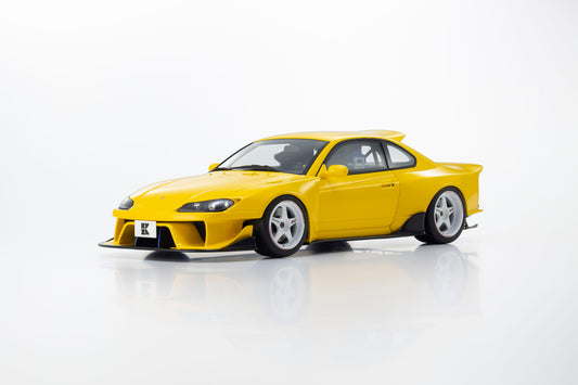 Kyosho 1:18 Nissan Silvia S15 Khyzyl Saleem (Yellow) KSR18066Y