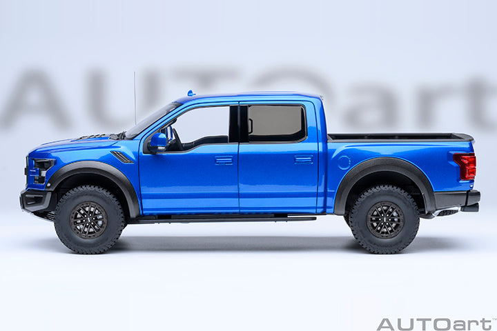 AUTOart 1:18 Ford F-150 Raptor Supercrew 2019 Velocity Blue 72949