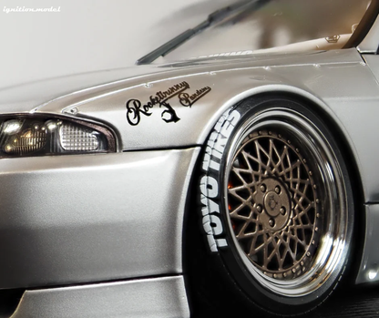 Ignition Model 1:18 PANDEM GT-R (BCNR33) Silver With RB26 engine IG3031