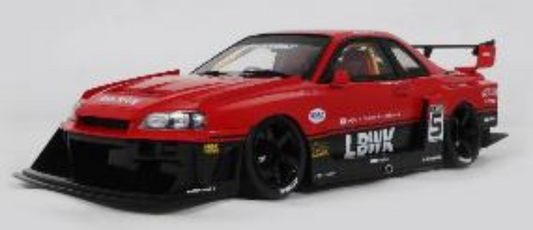 [Preorder] GT Spirit 1:18 NISSAN SKYLINE R34 GT-R LB SUPER SILHOUETTE RED 2020 GT570