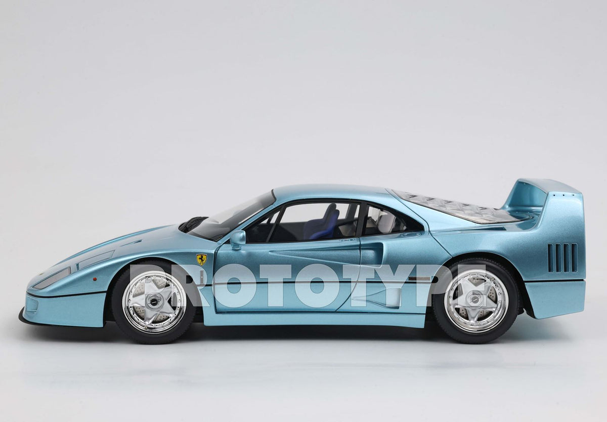 BBR 1:18 Ferrari F40 Hyperion Blue P18151I