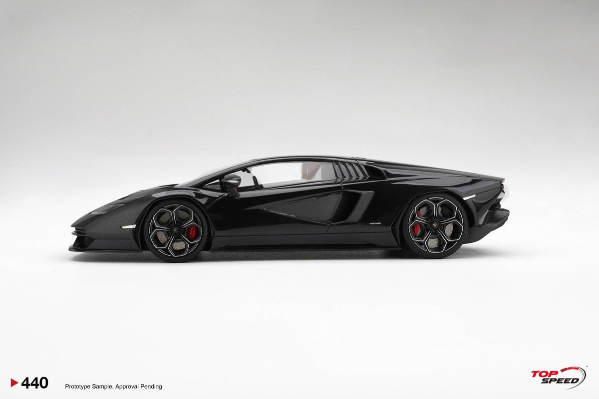 [Preorder] Topspeed 1:18 Lamborghini Countach LPI 800-4  Nero Maia TS0440