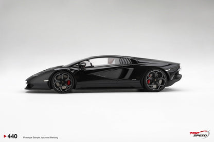 [Preorder] Topspeed 1:18 Lamborghini Countach LPI 800-4  Nero Maia TS0440