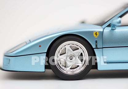 BBR 1:18 Ferrari F40 Hyperion Blue P18151I