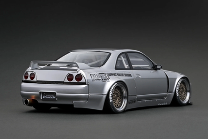Ignition Model 1:18 PANDEM GT-R (BCNR33) Silver With RB26 engine IG3031