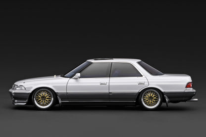 [Preorder] Ignition Model 1:18 TOYOTA MARKⅡ2.5 GT TWIN turbo (JZX81) Pearl White / Silver IG3856