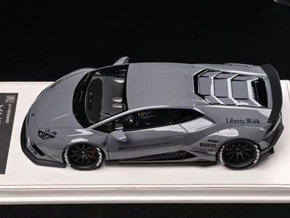 LB-PERFORMANCE 1:18 LIBERTY WALK Lamborghini Huracan LP610 Resin Cement Grey