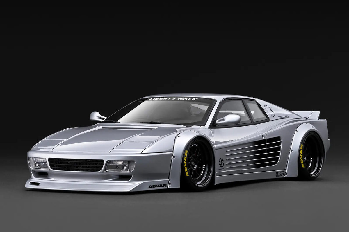 Ignition Model 1:18 LB-WORKS Ferrari 512 Silver IG3793