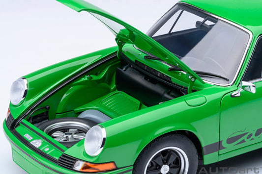 AUTOart 1:18 Porsche 911 Carrera 2.7 RS Viper Green/Black Stripes 78034