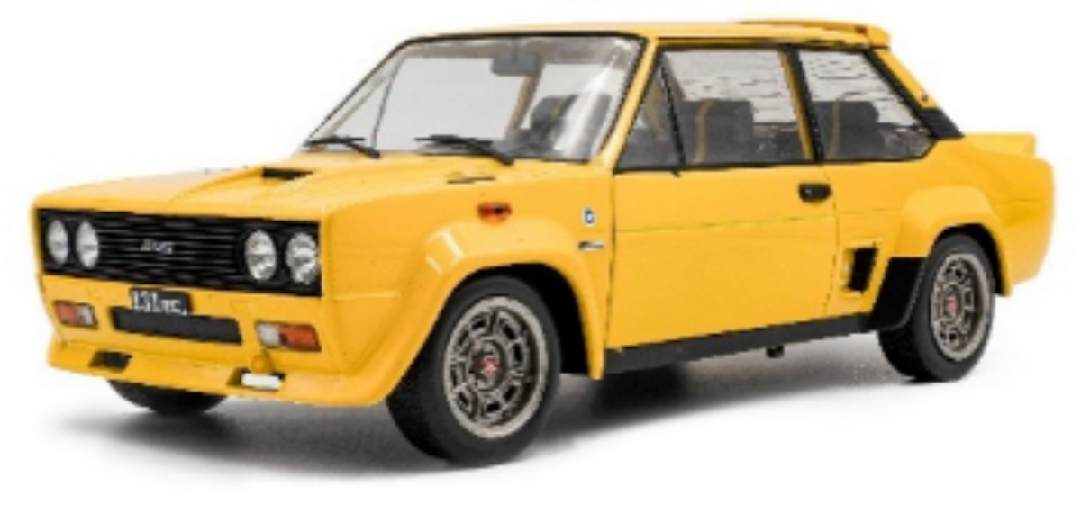 [Preorder] Solido 1:18 FIAT 131 ABARTH YELLOW 1980 S1806006