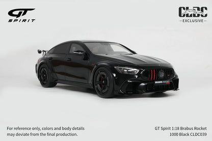 GT Spirit 1:18 BRABUS ROCKET 1000 BLACK CLDC039