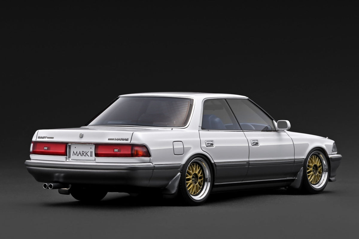 [Preorder] Ignition Model 1:18 TOYOTA MARKⅡ2.5 GT TWIN turbo (JZX81) Pearl White / Silver IG3856