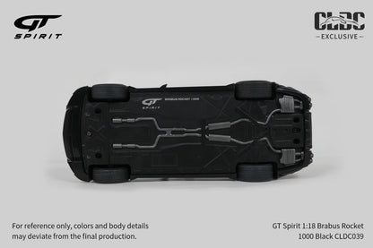GT Spirit 1:18 BRABUS ROCKET 1000 BLACK CLDC039