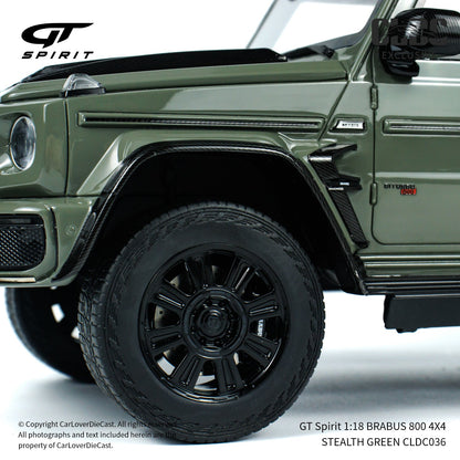 GT Spirit 1:18 BRABUS 800 4X4 STEALTH GREEN CLDC036