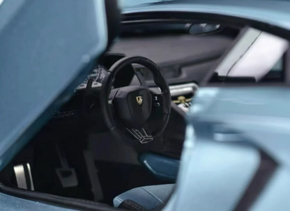 MCM 1:18 Lamborghini Aventador LP700 Fully Open Ice Blue