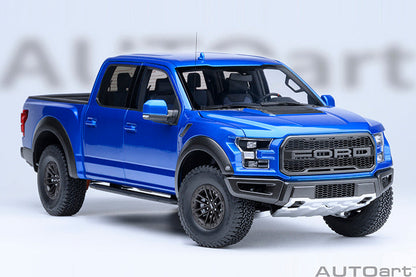 AUTOart 1:18 Ford F-150 Raptor Supercrew 2019 Velocity Blue 72949