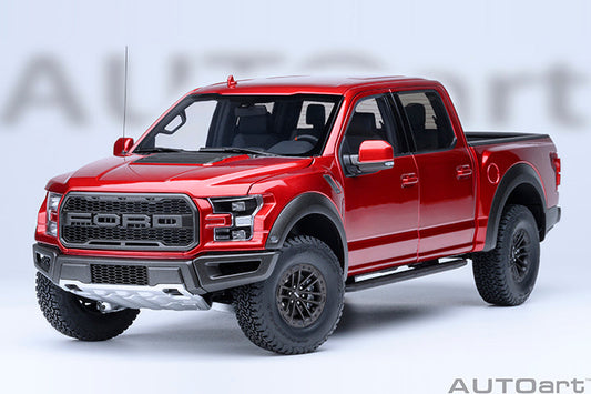 AUTOart 1:18 Ford F-150 Raptor Supercrew 2019 Ruby Red 72948