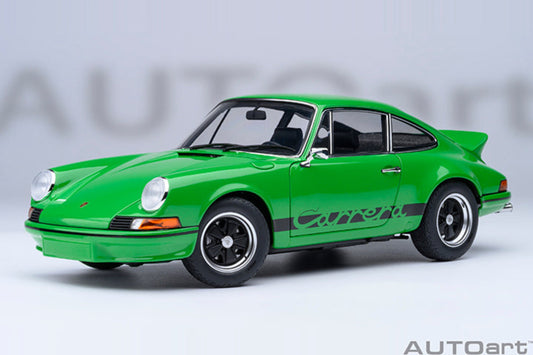 AUTOart 1:18 Porsche 911 Carrera 2.7 RS Viper Green/Black Stripes 78034