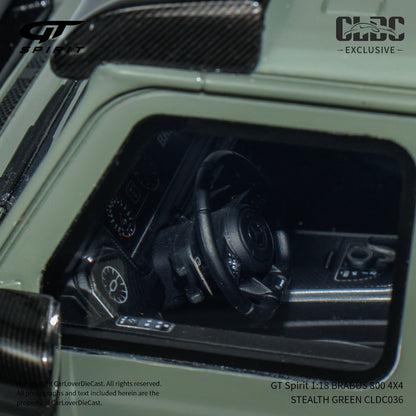 GT Spirit 1:18 BRABUS 800 4X4 STEALTH GREEN CLDC036