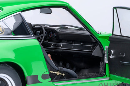 AUTOart 1:18 Porsche 911 Carrera 2.7 RS Viper Green/Black Stripes 78034