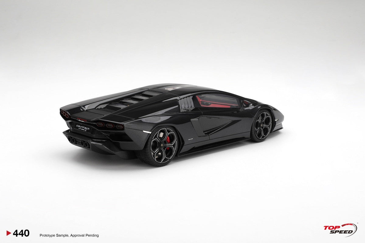[Preorder] Topspeed 1:18 Lamborghini Countach LPI 800-4  Nero Maia TS0440