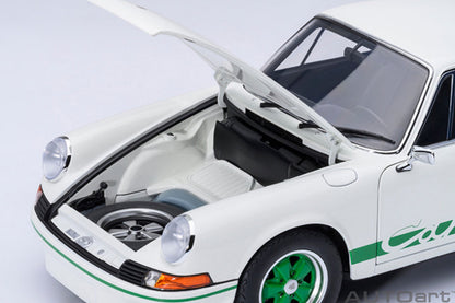 AUTOart 1:18 Porsche 911 Carrera 2.7 RS Grand Prix White / Green Stripes 78031