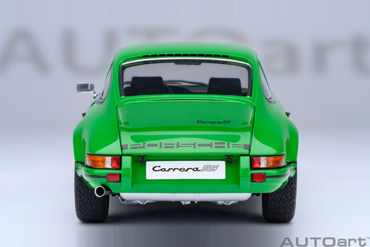 AUTOart 1:18 Porsche 911 Carrera 2.7 RS Viper Green/Black Stripes 78034