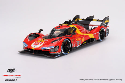 BBR 1:18 Ferrari 499P Team AF Corse 2023 - no.51 WEC 6 Hr of Spa 3rd Place CS18004