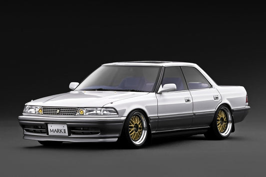 [Preorder] Ignition Model 1:18 TOYOTA MARKⅡ2.5 GT TWIN turbo (JZX81) Pearl White / Silver IG3856