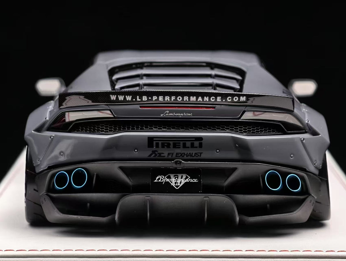 LB-PERFORMANCE 1:18 LIBERTY WALK Lamborghini Huracan LP610 Resin Cement Grey
