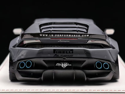 LB-PERFORMANCE 1:18 LIBERTY WALK Lamborghini Huracan LP610 Resin Cement Grey